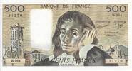 France 500 francs 500 Francs - Pascal - 05-11-1987 - Serial W.264 -
