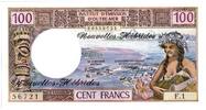 New Hebrides 100 francs 100 Francs Tahitienne - 1972 série F.1 -