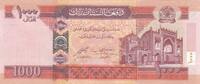 Afghanistan 1000 afghanis 1000 Afghanis - Mausoleum of Imam Ali - 2016 -