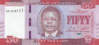 Liberia 50 dollars 50 Dollars - Samuel K. Doe - 2022 - Serial AE -