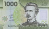 Chile 1000 pesos 1000 Pesos I. Carrera Pinto - 2020 - Polymer - Serial DB -