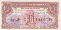 United Kingdom 1 pounds 1 Pound - British Armed Forces - 3rd Series - 1956 - Serial E -