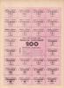 Uzbekistan 200 coupons 200 Coupons 1993 - Sheet of 28 Coupons, pink -