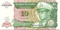 Zaire 10 nvx makuta 10 Nvx Makuta 1993 - Pdt Mobutu, Factory -