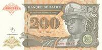 Zaire 200 nvx zaires 200 Nvx Zaires Zaires, Pdt Mobutu, leopard - Man and strucutre in water - 1994 -