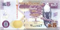 Zambia 5 kwacha 5 Kwacha Eagle - Lion 2015 -