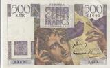 France 500 francs 500 Francs - Chateaubriand - 04-09-1952 - Serial S.120 -
