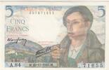 France 5 francs 5 Francs - Shepherd - 25-11-1943 - Serial A.84 -