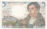 France 5 francs 5 Francs - Shepherd - 25-11-1943 - Serial L.76 -