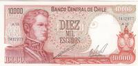 Chile 10000 escudos 10000 Escudos - O'Higgins - Rancagua's battle - 1967 - Serial A16 -