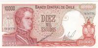 Chile 10000 escudos 10000 Escudos - O'Higgins - Rancagua's battle - 1967 - Serial A24 -