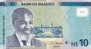 Namibia 10 namibia dollars 10 Namibia Dollars Dollars, Dr Sam Nujoma - Springbok 2021 -