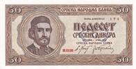 Serbia 500 dinara 50 Dinara 1942 - Petar Petrović II Njegoš - Serial M.0126 -