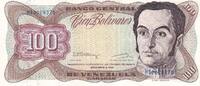 Venezuela 100 bolivares 100 Bolivares Simon Bolivar - 08-12-1992 - Serial H -
