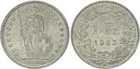 Switzerland 1 franc 1963 1 Franc Helvetia - 1963 B Bern III / SS 9.87 US$  +  11.75 US$ shipping