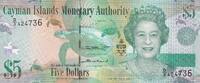 Cayman Islands 5 dollars 2018 5 Dollars Elizabeth II and Turtles - Parro... 22.20 US$  +  11.75 US$ shipping