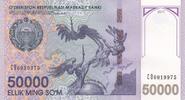 Uzbekistan 50000 sum 50,000 Sum – Independence Square – 2017 – CO Series -