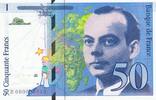 France 50 francs 50 Francs - Saint-Exupéry - 1992 - Series H.000000513 - Small number -