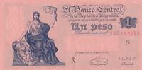 Argentina 1 peso 1 Peso - Emblem of Progress - Argentine Coat of Arms - 1951 - N Series -