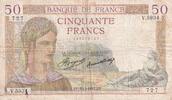 France 50 francs Billet France 50 francs 1937 -
