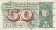 Switzerland 50 francs 50 Francs - Apple Harvesting Scene - 23-12-1965 - Serial 21N -