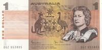 Australia 1 dollar 1 Dollar Elizabeth II - Australia - 1983 - Serial DGZ -
