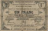 France 1 franc 1 Franc - Cities of Vosges - 25-05-1917 - Serial 2 -