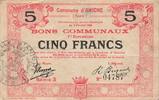 France 5 francs 1916 5 Francs - City of Aniche - 04-02-1916 - Serial 3 I... 24.25 US$  +  23.09 US$ shipping