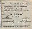 France 1 franc 1914 1 Franc - City of Arras - 29-08-1914 - Serial A IV / S 8.49 US$  +  23.09 US$ shipping