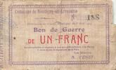 France 1 franc 1915 1 Franc - City of Montigny-en-Arrouaise - 08-08-1915... 6.06 US$  +  23.09 US$ shipping
