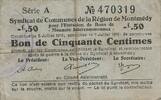 France 50 centimes 1916 50 Centimes - Montmedy Region - 07-07-1916 IV / S 7.27 US$  +  23.09 US$ shipping