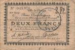 France 2 francs 1914 2 Francs - City of Douai - 21-09-1914 - Serial C V ... 6.06 US$  +  23.09 US$ shipping