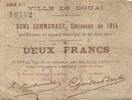 France 2 francs 1914 2 Francs - City of Douai - 30-08-1914 - Serial C2 V... 6.06 US$  +  23.09 US$ shipping