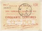France 50 centimes 1914 50 Centimes - City of Douai - 30-08-1914 - Seria... 14.55 US$  +  23.09 US$ shipping