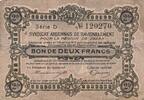 France 2 francs 1917 2 Francs - Sedan Region - December 1917 - Serial D ... 12.12 US$  +  23.09 US$ shipping