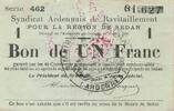 France 1 franc 1916 1 Franc - Sedan Region - 26-02-1916 - Serial 462 IV ... 9.70 US$  +  23.09 US$ shipping