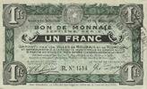 France 1 franc 1916 1 Franc - City of Roubaix and Tourcoing - 20-04-1916... 24.25 US$  +  23.09 US$ shipping