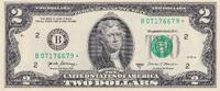 USA 2 dollars 2017 Billet USA 2 dollars Thomas Jefferson, Pr&eacute;sident 2017... 7.27 US$  +  23.09 US$ shipping