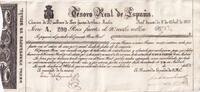 Spain 200 pesos fuertes 1837 Billet Spain 200 pesos fuertes 1837 II / VZ 181.87 US$  +  23.09 US$ shipping