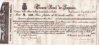 Spain 200 pesos fuertes 1837 Billet Spain 200 pesos fuertes 1837 II / VZ 181.87 US$  +  23.09 US$ shipping