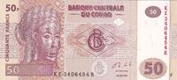 Congo (RDC) 50 francs 2013 Billet Congo (RDC) 50 francs 2013 I / ST 2.44 US$  +  23.23 US$ shipping