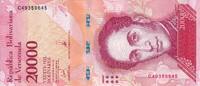 Venezuela 20000 bolivares 2017 Billet Venezuela 20000 bolivares Simon Bo... 1.84 US$  +  23.23 US$ shipping