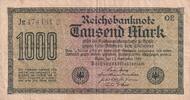Germany 1000 mark 1922 Billet Germany 1000 mark 1922 III / SS 7.32 US$  +  23.23 US$ shipping