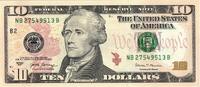 USA 10 dollars 2017 10 Dollars Hamilton - Us Treasury 2017 B2 New York -... 19.51 US$  +  23.23 US$ shipping