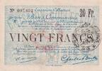 France 20 francs 1916 Billet France 20 francs 1916 III / SS+ 24.39 US$  +  23.23 US$ shipping