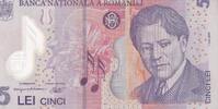 Romania 5 lei 2005 Billet Romania 5 lei Georges Enesco, compositeur roum... 2.44 US$  +  23.23 US$ shipping