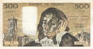 France 500 francs 500 Francs Pascal - 02-01-1969 - Serial T.8 -