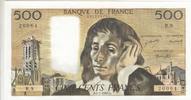 France 500 francs 500 Francs Pascal - 02-01-1969 - Serial R.9 -