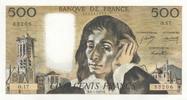 France 500 francs 500 Francs Pascal - 08-01-1970 - Serial O.17 -