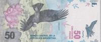 Argentina 50 pesos 50 Pesos Condor - Mountain 2018 (vertical format) -